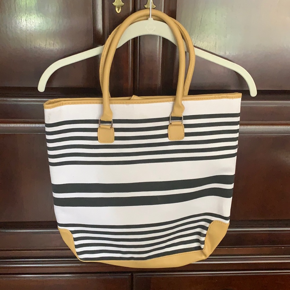 Striped Tote